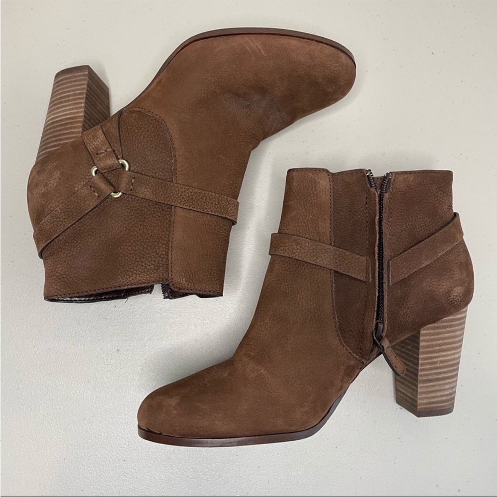 Cole Haan Calixta brown ankle boots booties